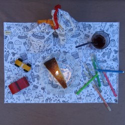 Set de table à colorier